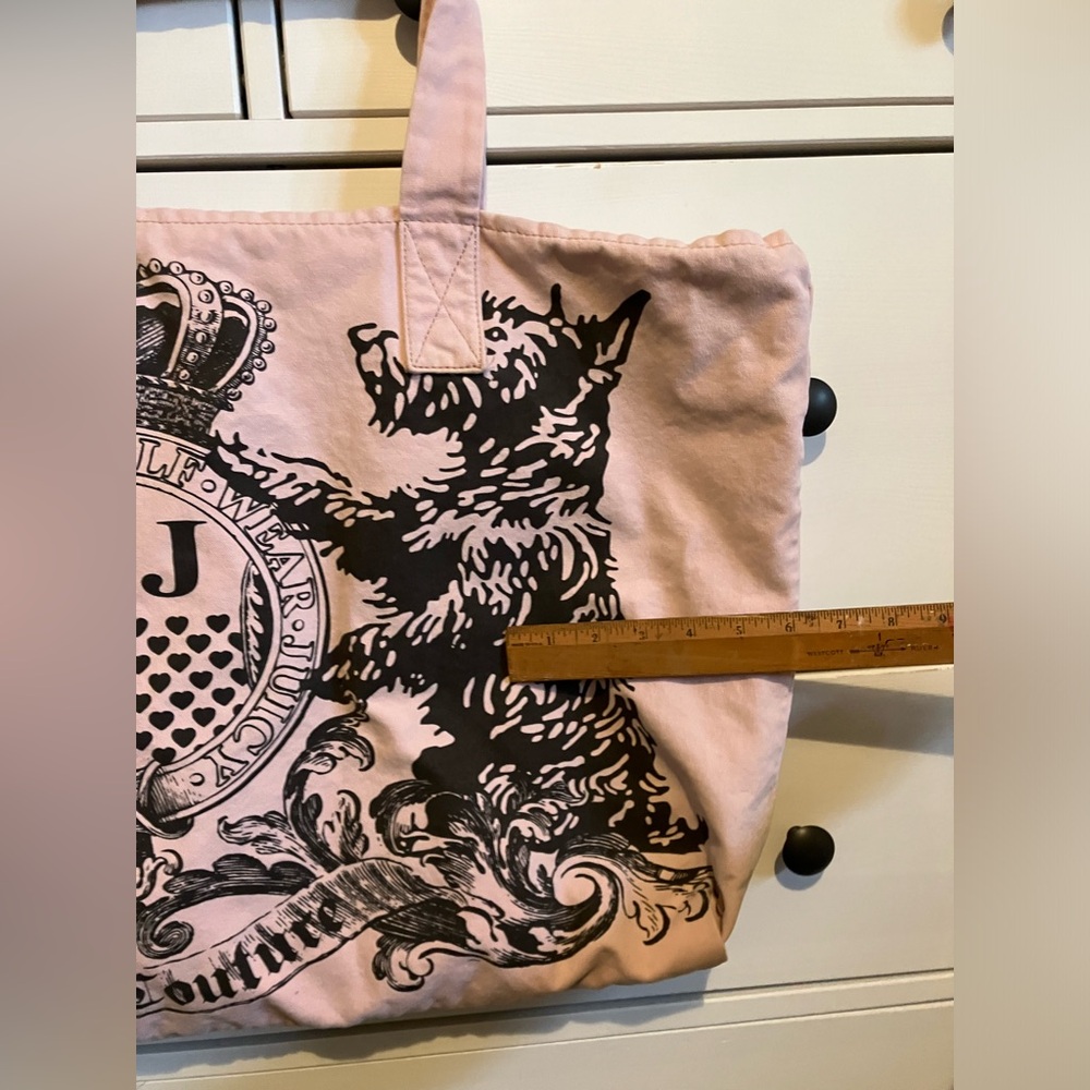 Y2K Juicy Couture Pink and Brown Tote Bag - Picture 13 of 13